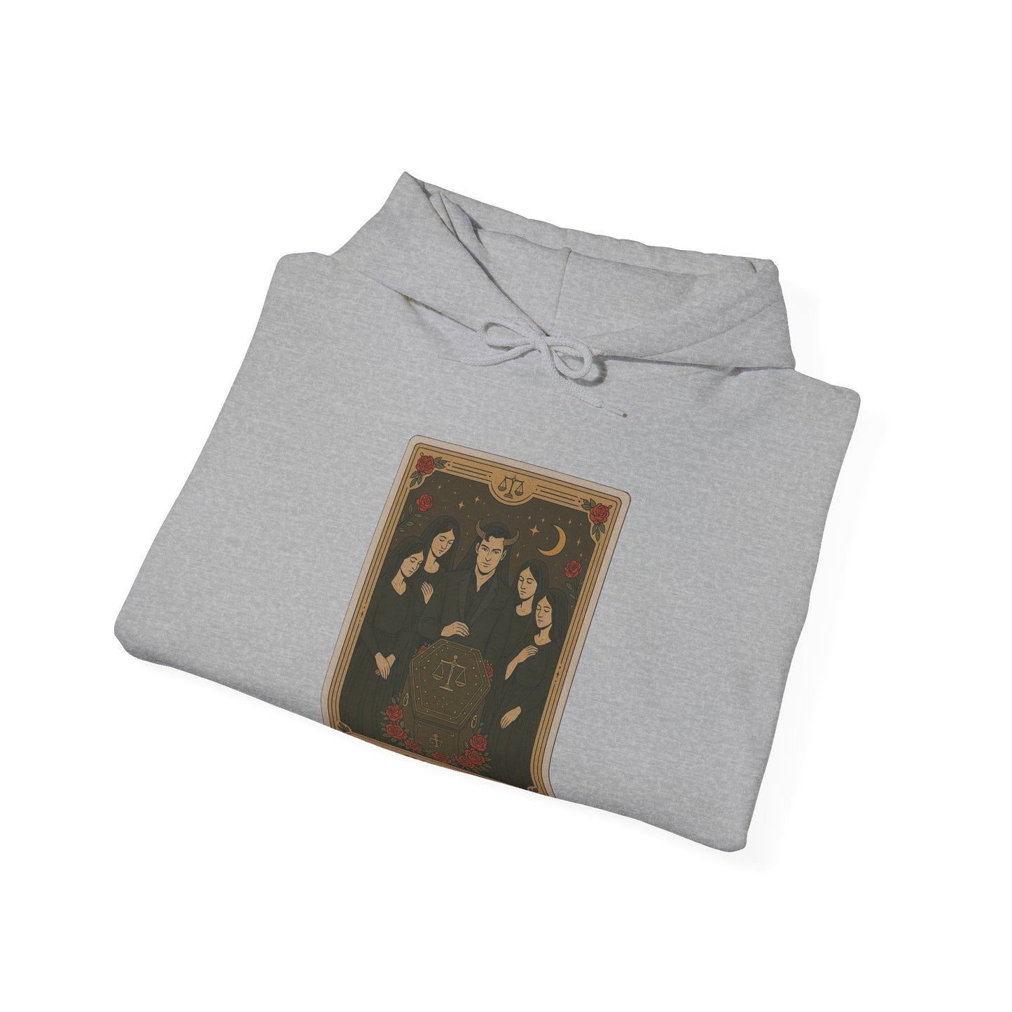 Mock Tarot Card "Justice" Hoodie