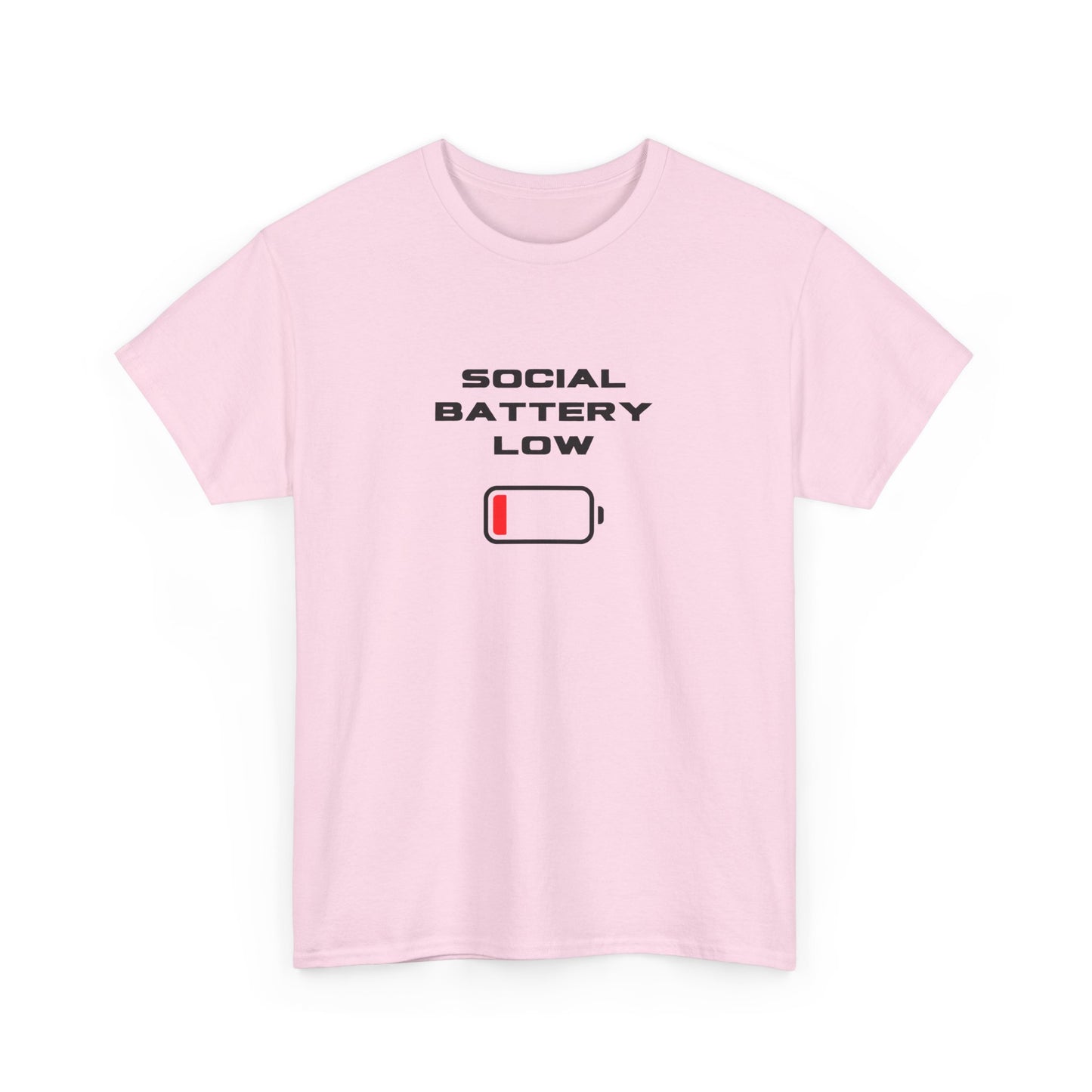 Social Battery Low Unisex T-Shirt