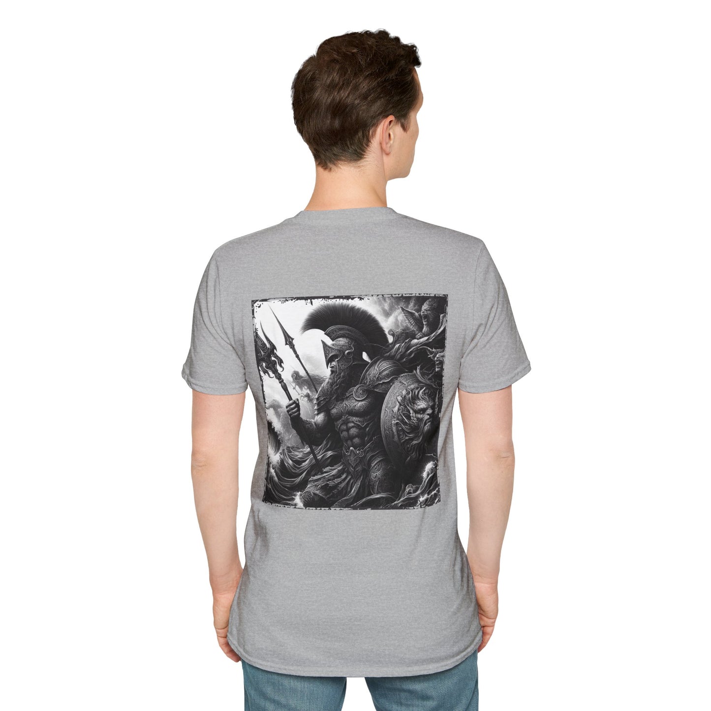 Greek Aries Warrior Graphic T-Shirt