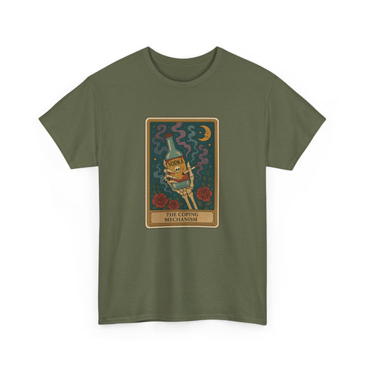 Mock Tarot Card "The Coping Mechanism" Unisex T-Shirt