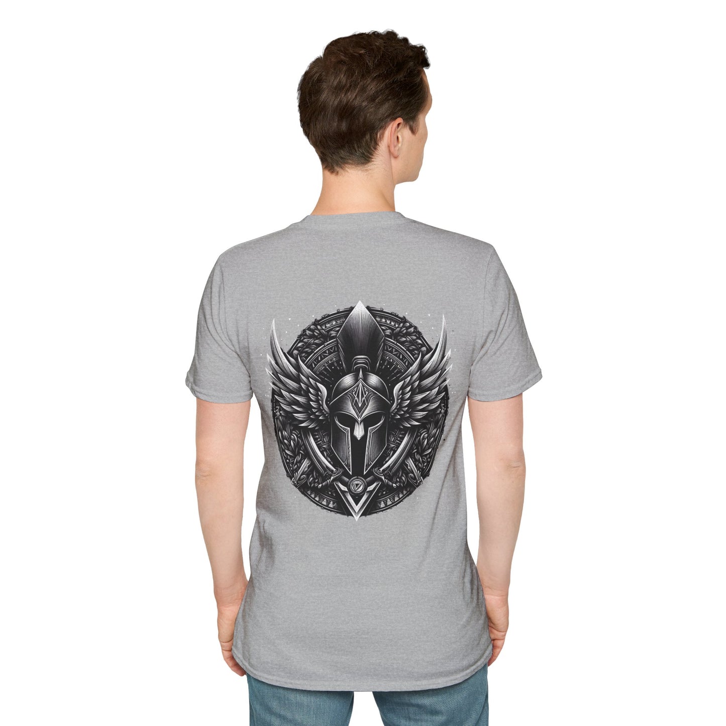 Greek Spartan Symbol Graphic T-Shirt