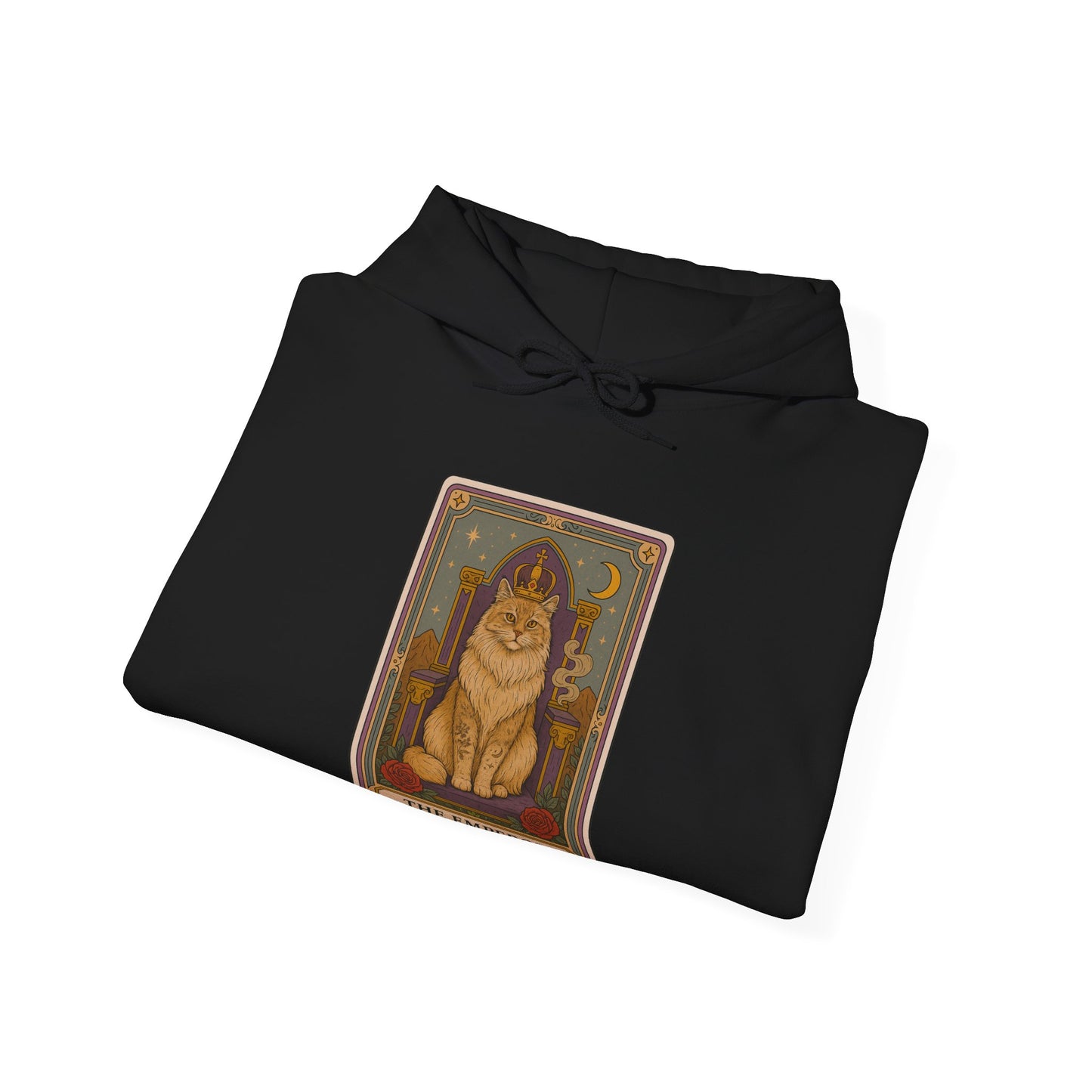 Mock Tarot Card "The Emperor" Cat Hoodie