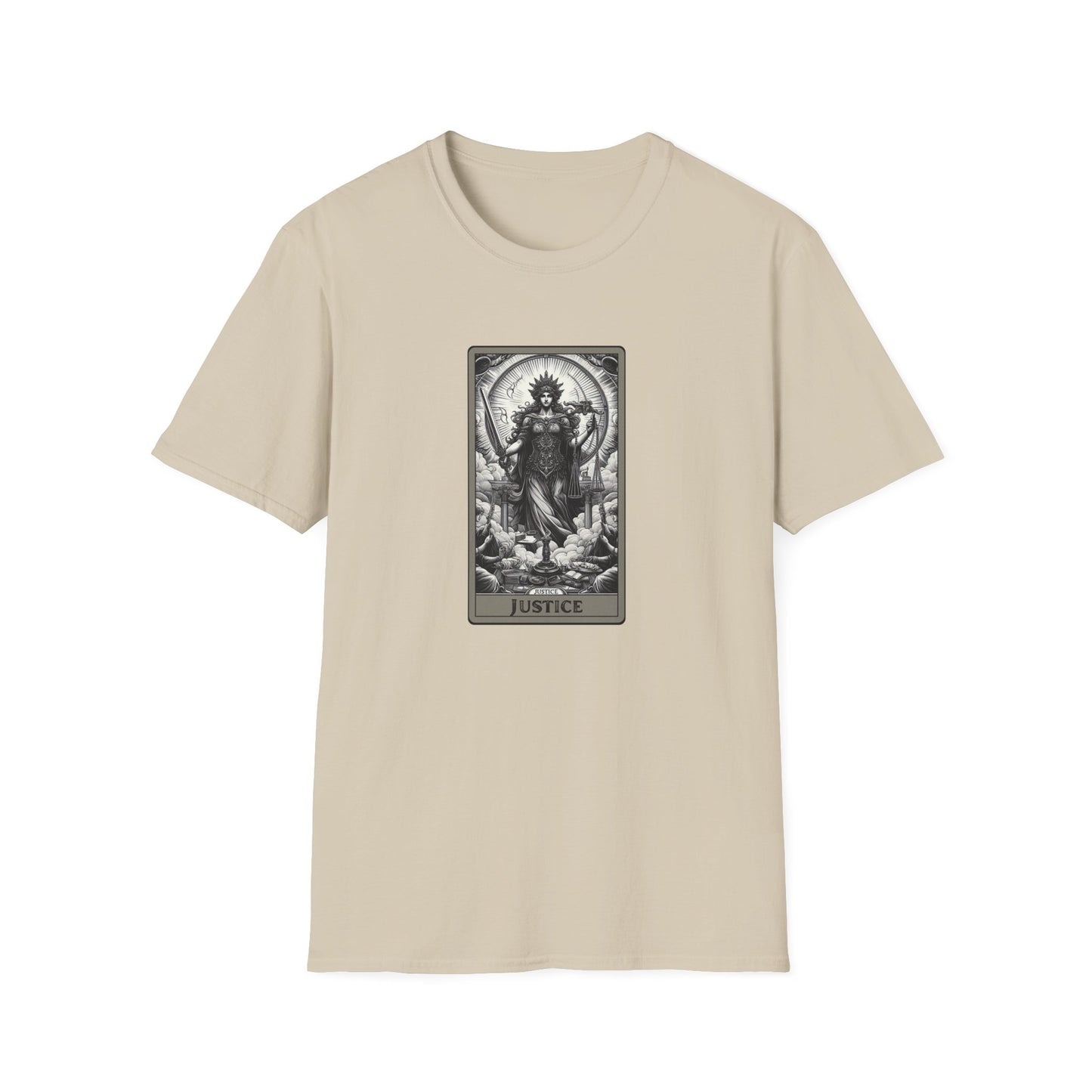 "Justice" Tarot Card Graphic T-Shirt