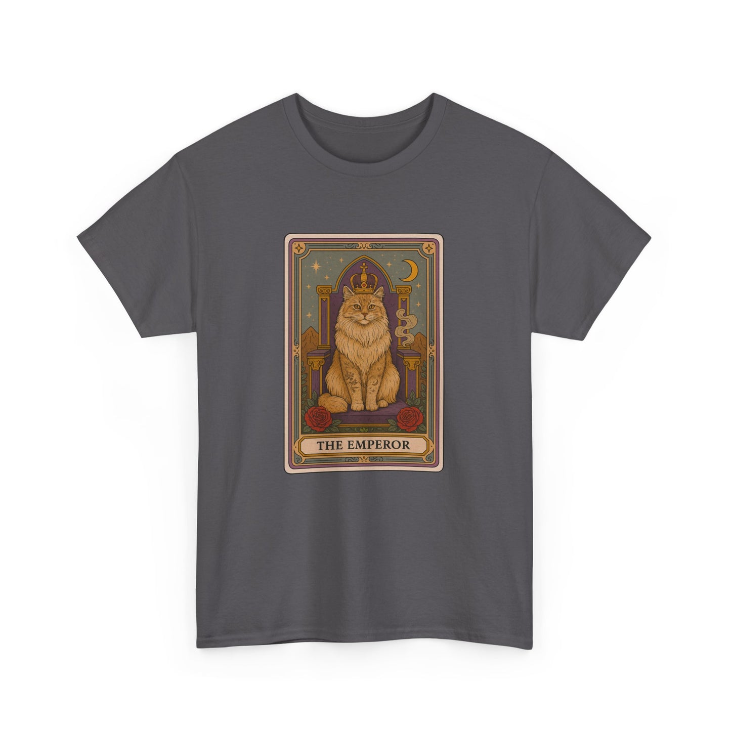 Mock Tarot Cards "The Emperor" Cat Unisex T-Shirt