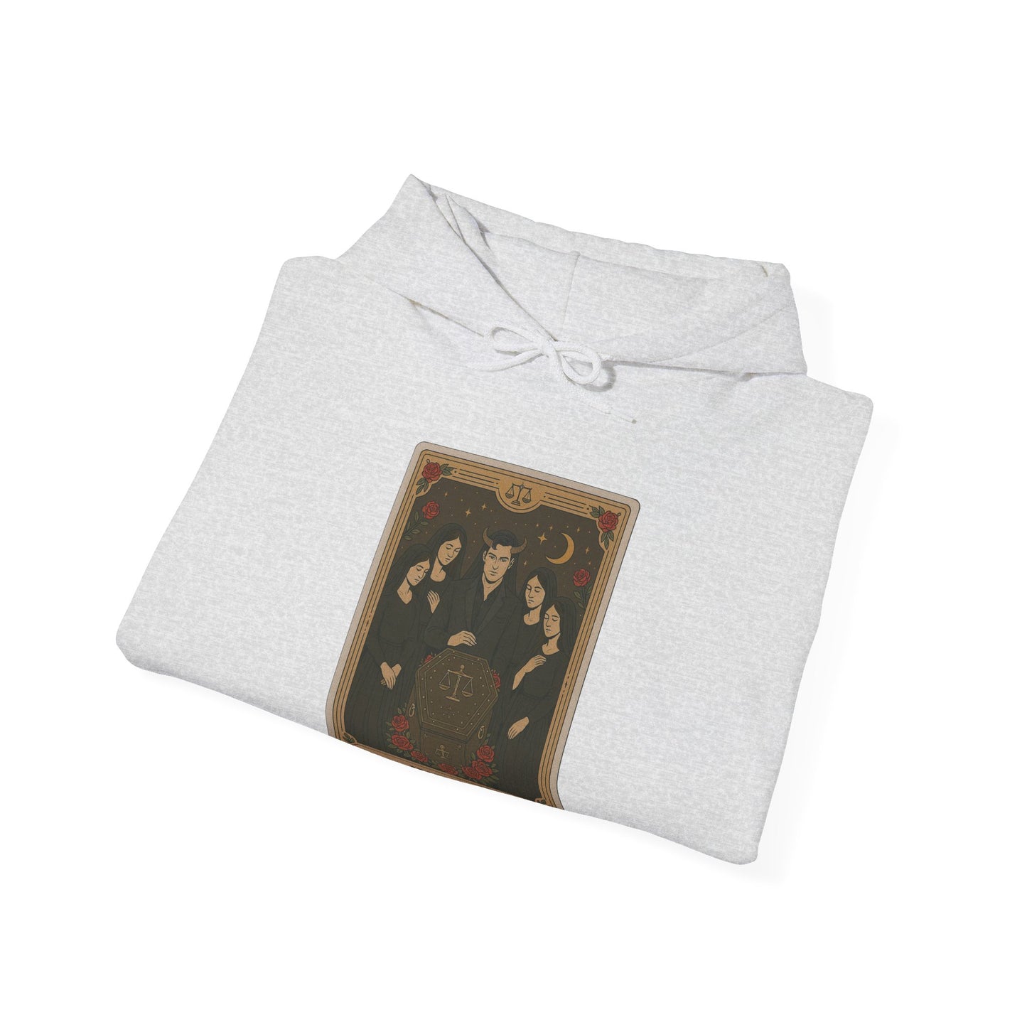 Mock Tarot Card "Justice" Hoodie