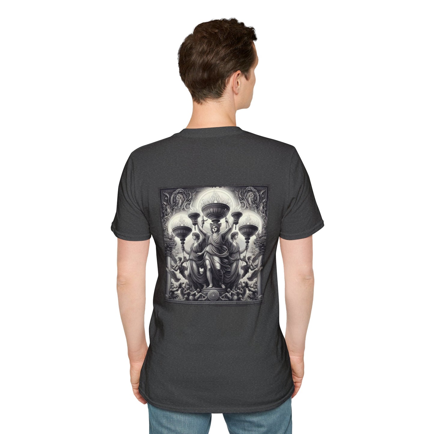 Greek Lampades Graphic T-Shirt