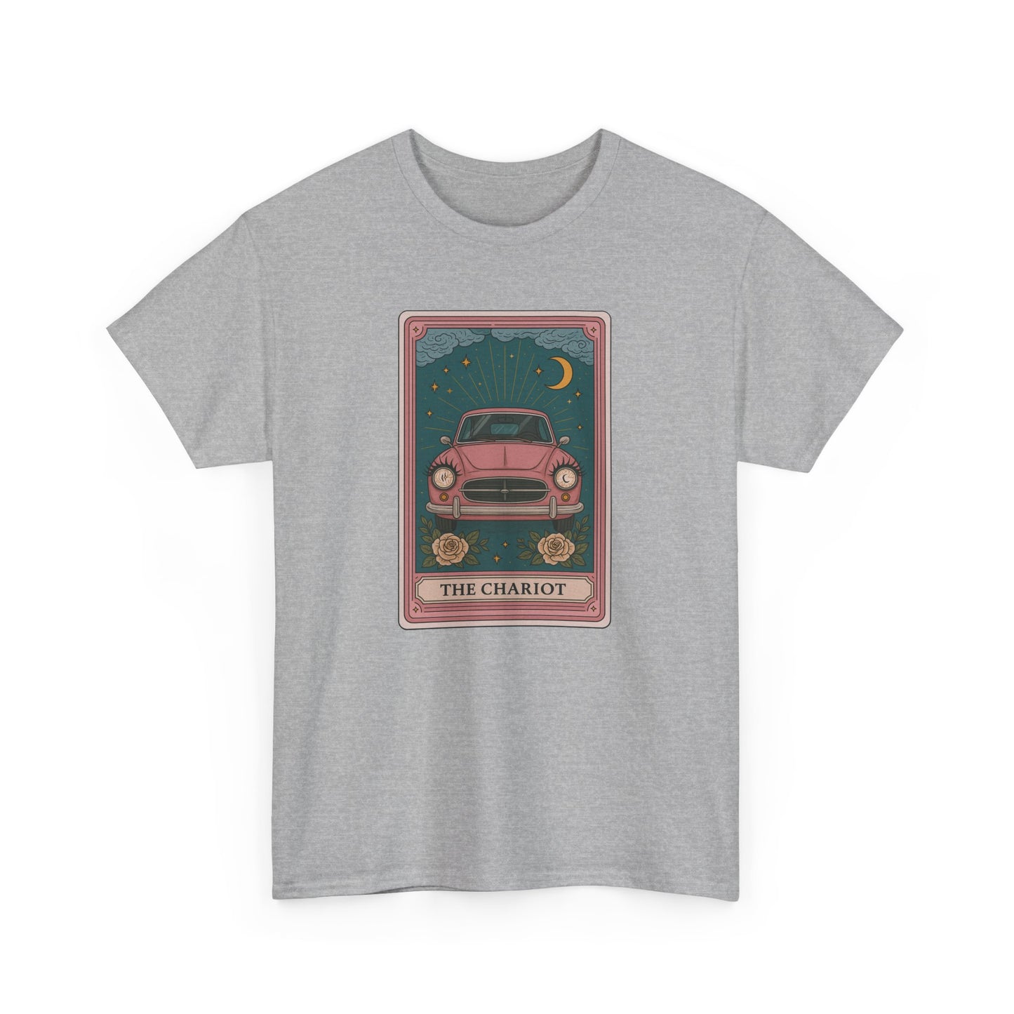 Mock Tarot Cards "The Chariot" Fiat 500 T-Shirt