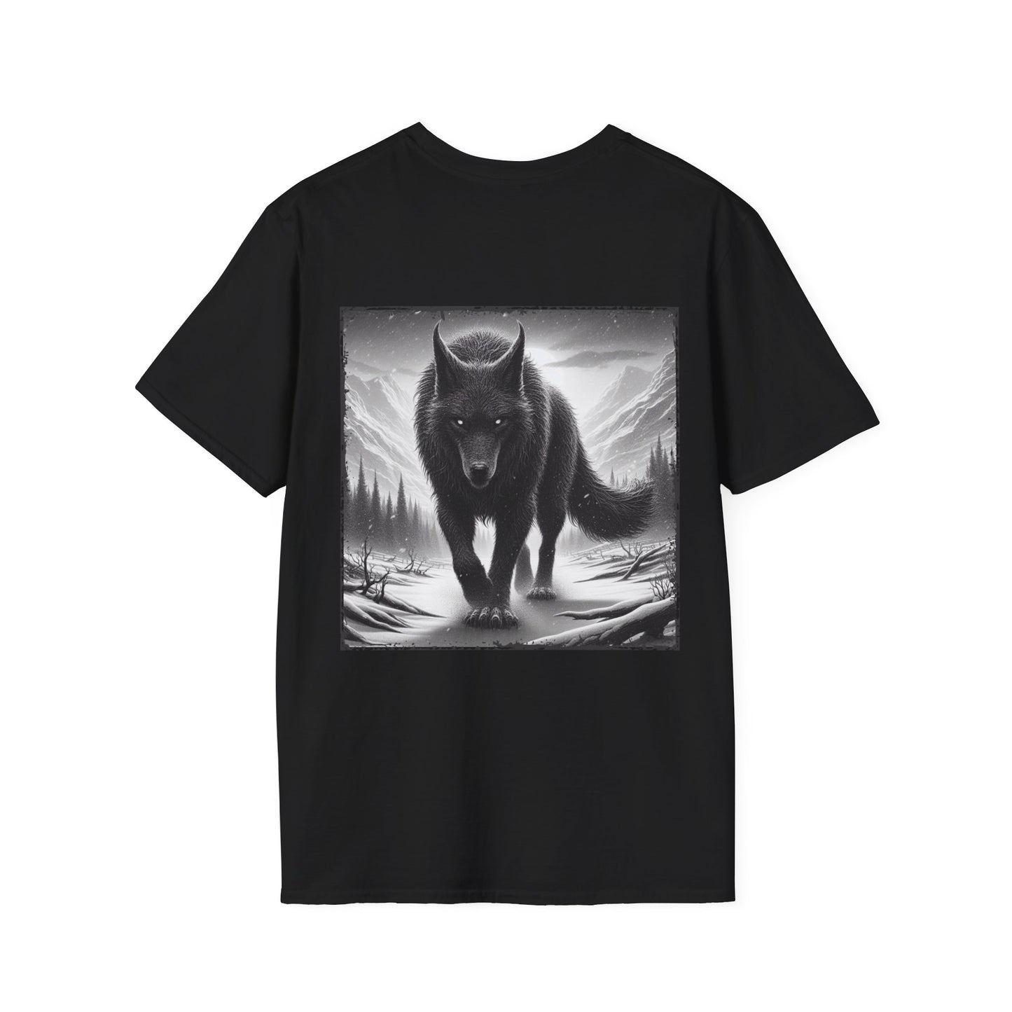 Nordic Fenrir Portrait T-Shirt