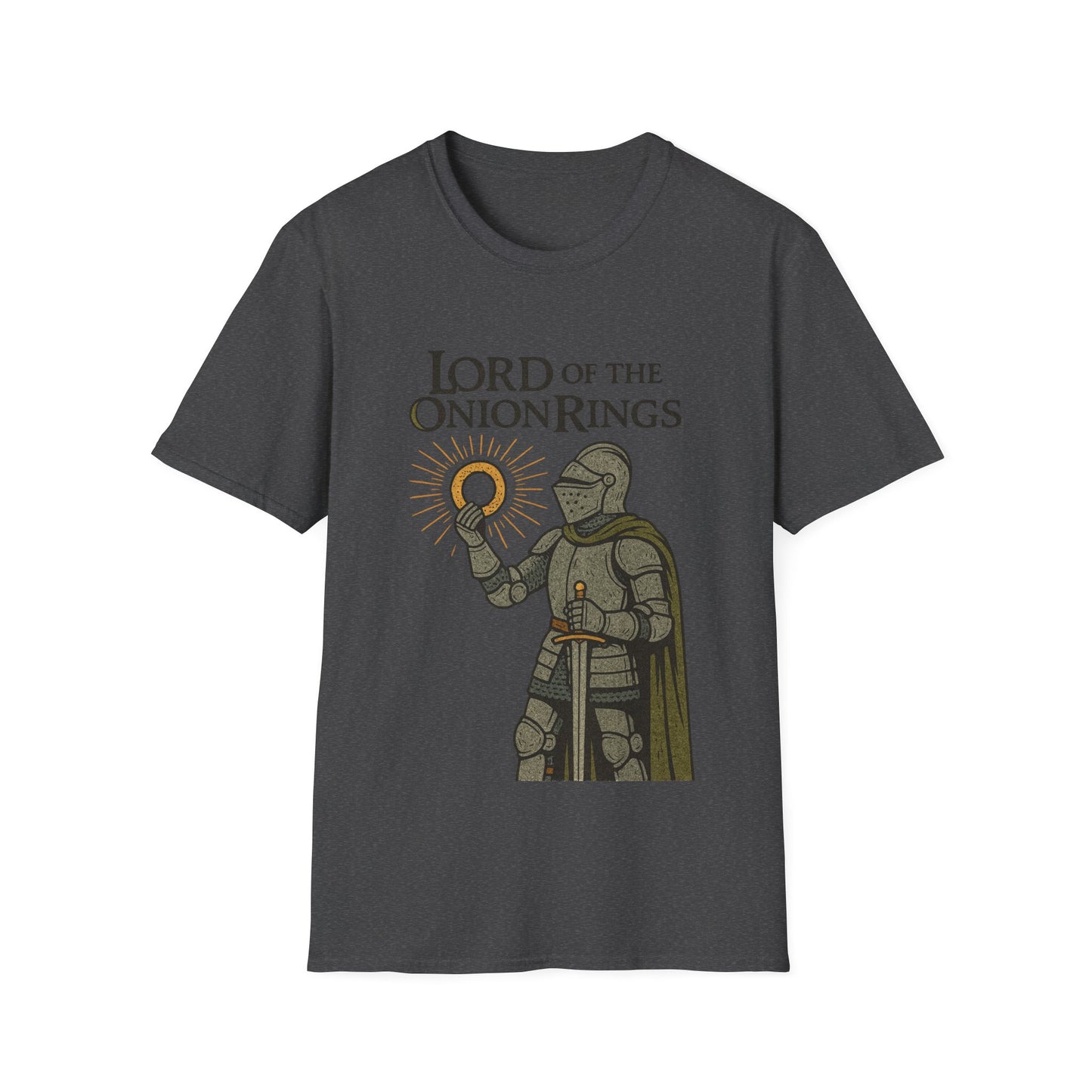 Lord of the Onion Rings Medieval Parody T-Shirt