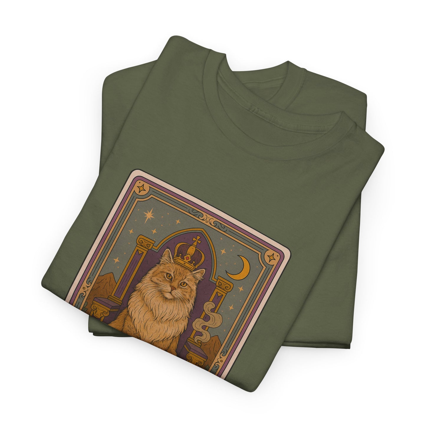 Mock Tarot Cards "The Emperor" Cat Unisex T-Shirt