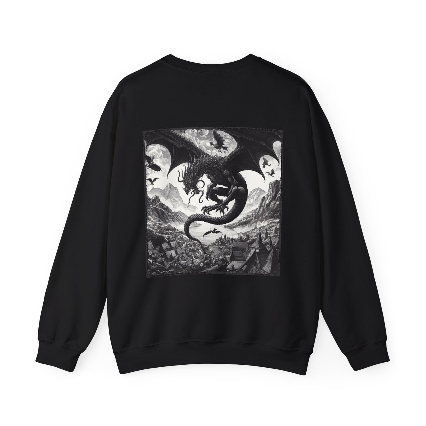Norse Nidhogg Dragon Sweatshirt