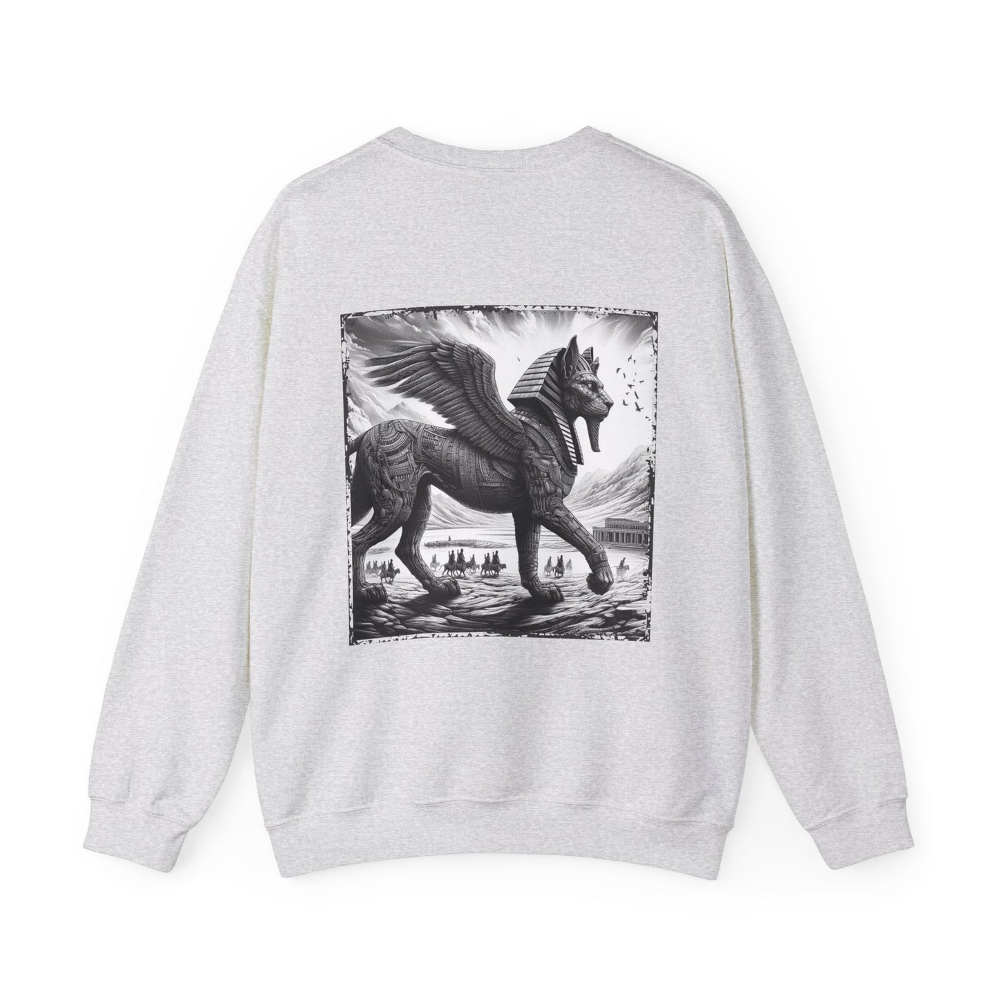 Egyptian Sphinx Graphic Sweatshirt