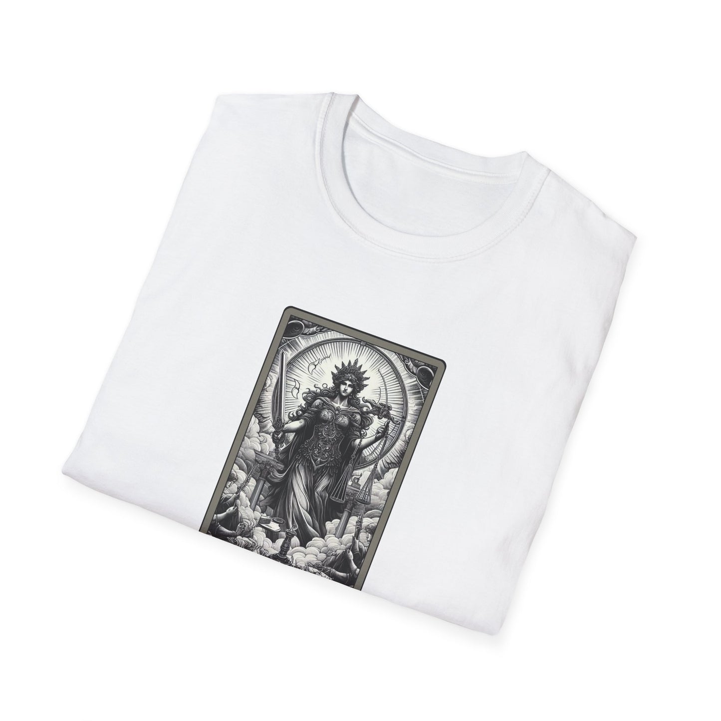 "Justice" Tarot Card Graphic T-Shirt