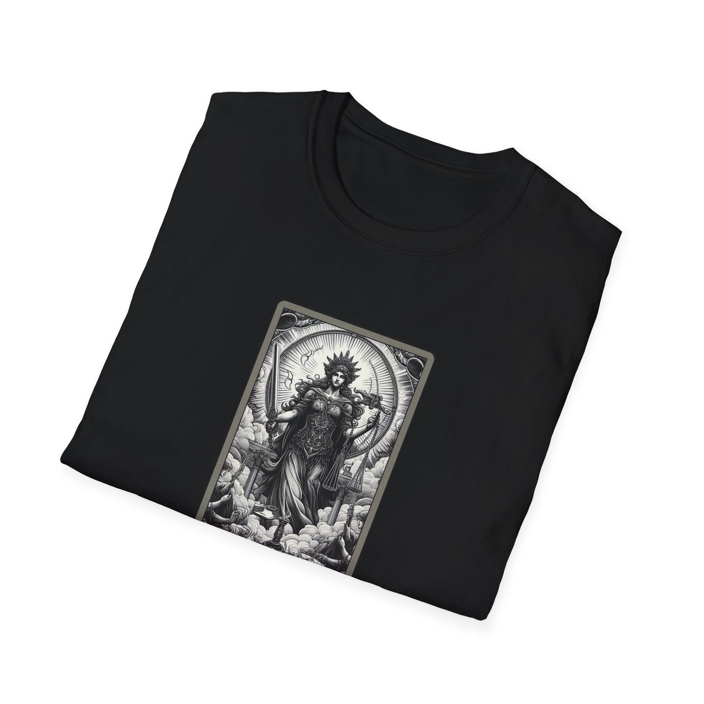 "Justice" Tarot Card Graphic T-Shirt