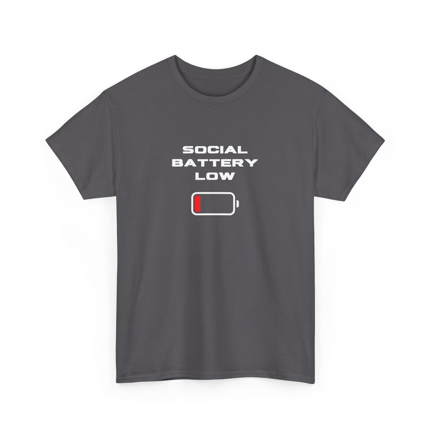 Social Battery Low Unisex T-Shirt