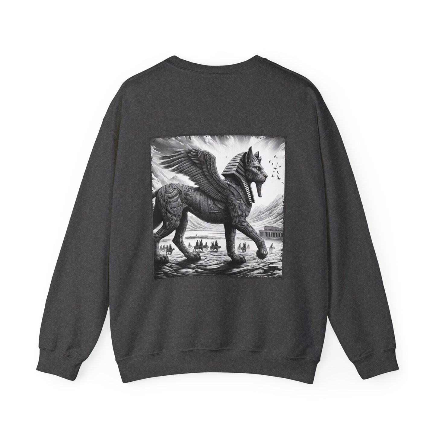 Egyptian Sphinx Graphic Sweatshirt
