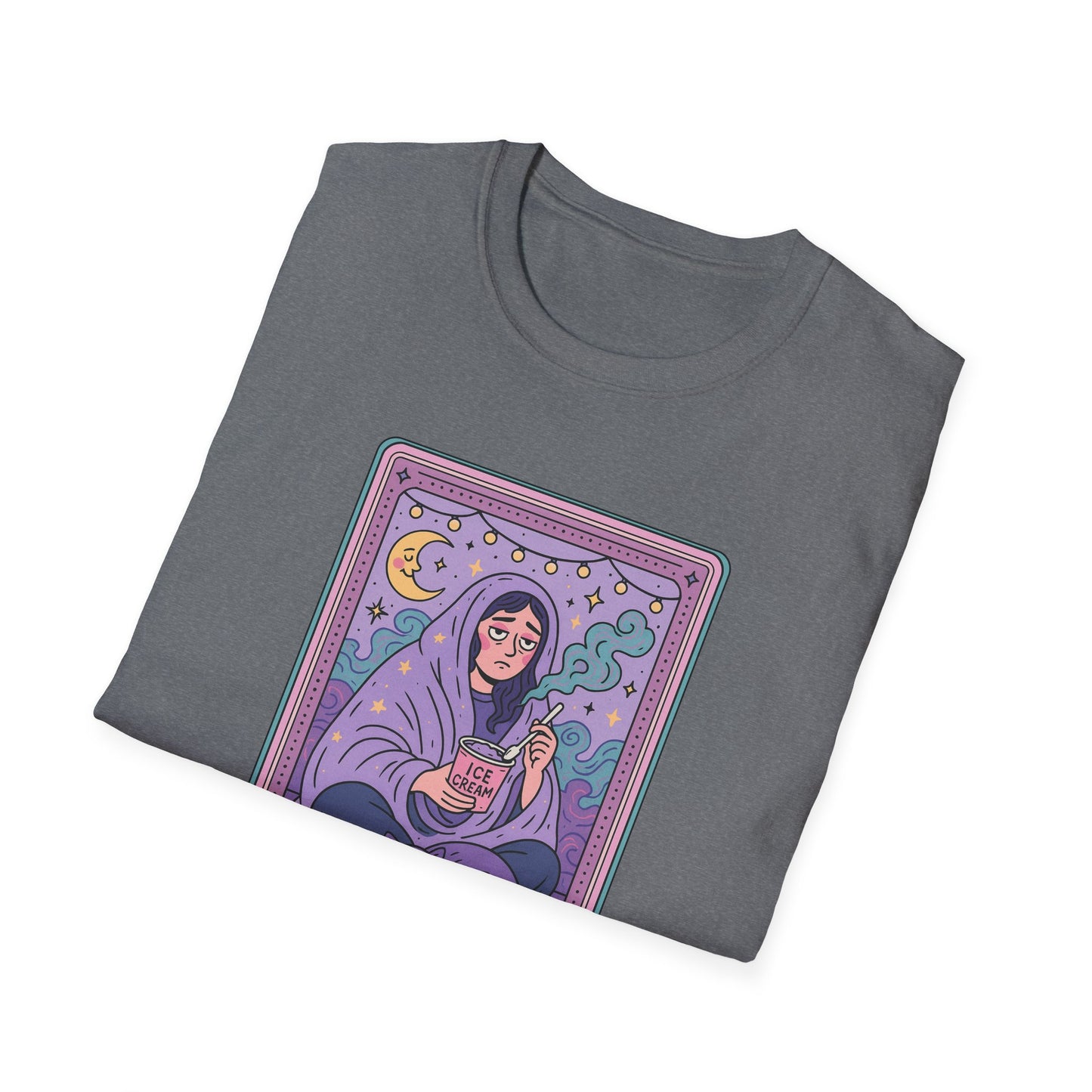 "The Hermit" Cartoon Tarot Card T-Shirt