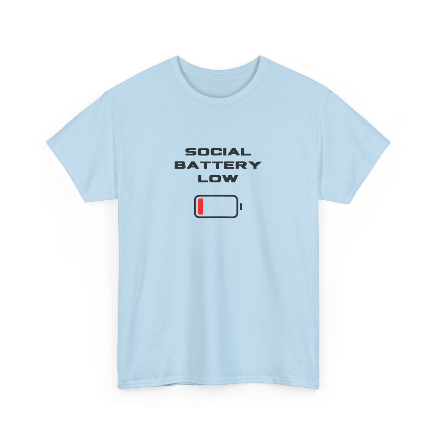 Social Battery Low Unisex T-Shirt