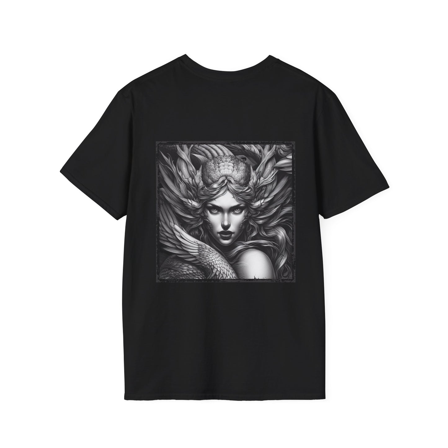 Greek Siren Monster Graphic T-Shirt