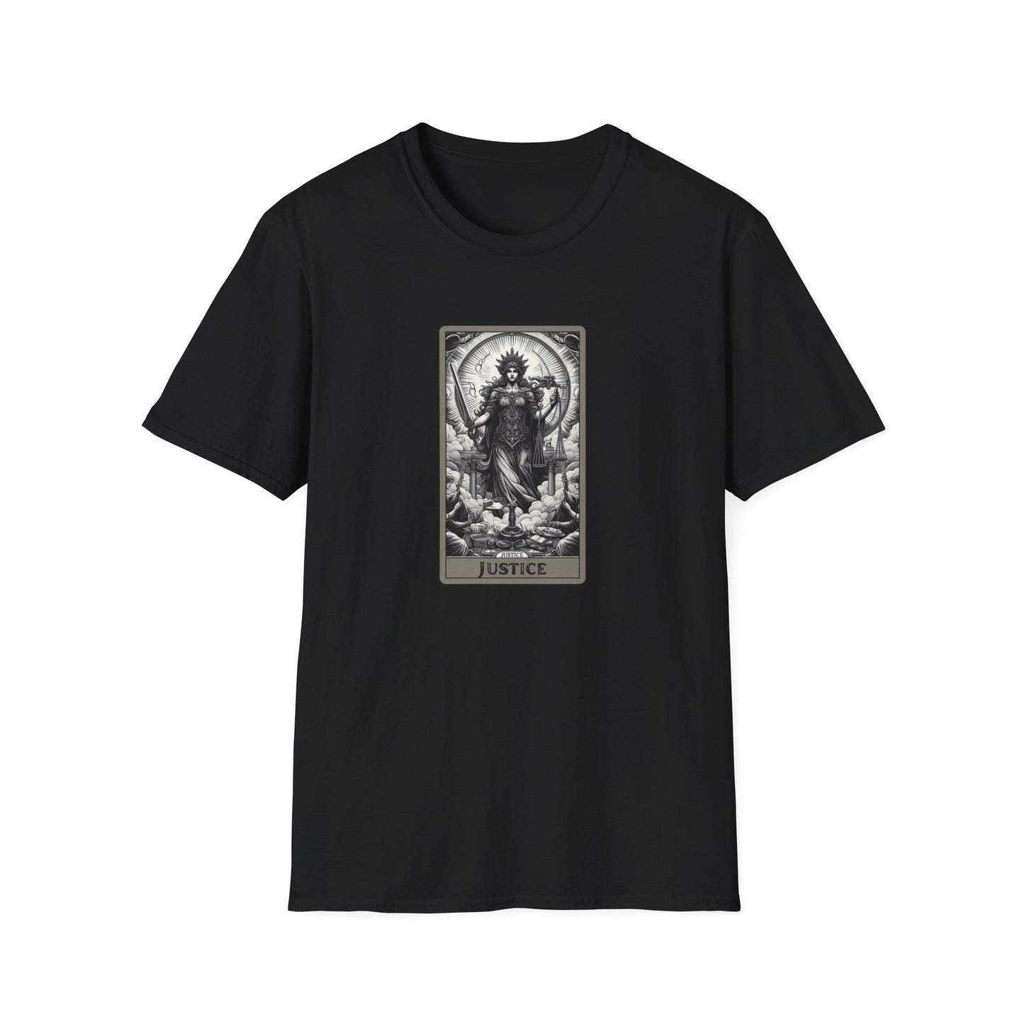 "Justice" Tarot Card Graphic T-Shirt