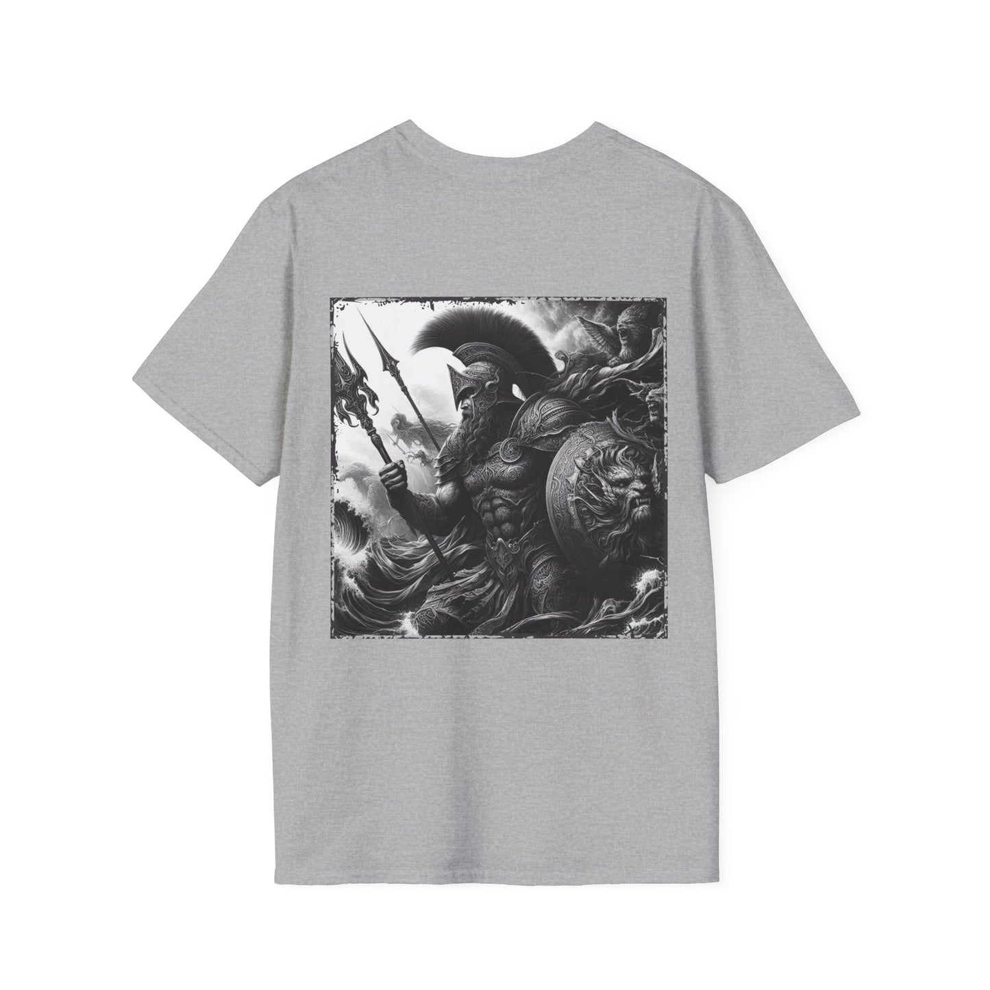 Greek Aries Warrior Graphic T-Shirt