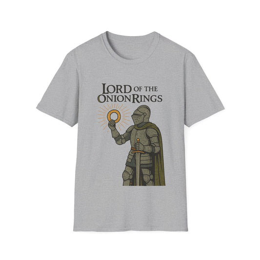 Lord of the Onion Rings Medieval Parody T-Shirt