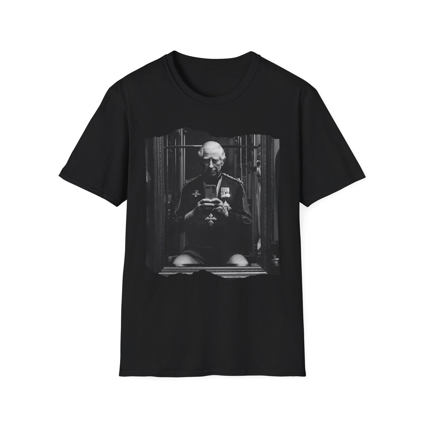 King Charles Mirror Selfie T-Shirt