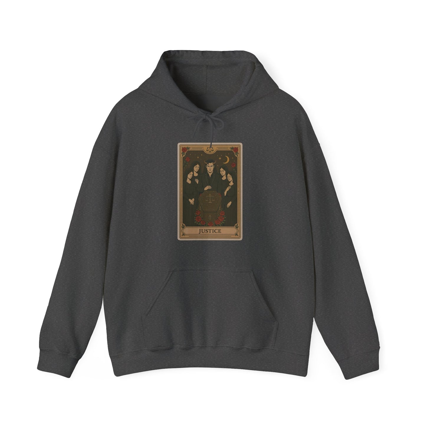 Mock Tarot Card "Justice" Hoodie