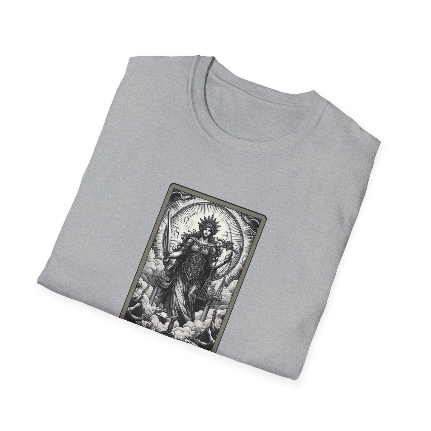 "Justice" Tarot Card Graphic T-Shirt