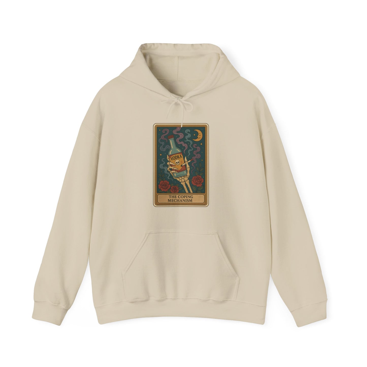 Mock Tarot Card "The Coping Mechanism" Hoodie