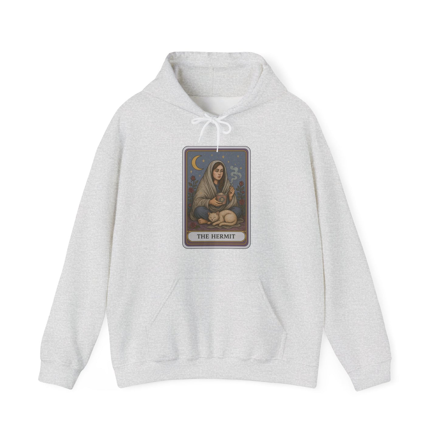 Mock Tarot Card "The Hermit" Hoodie