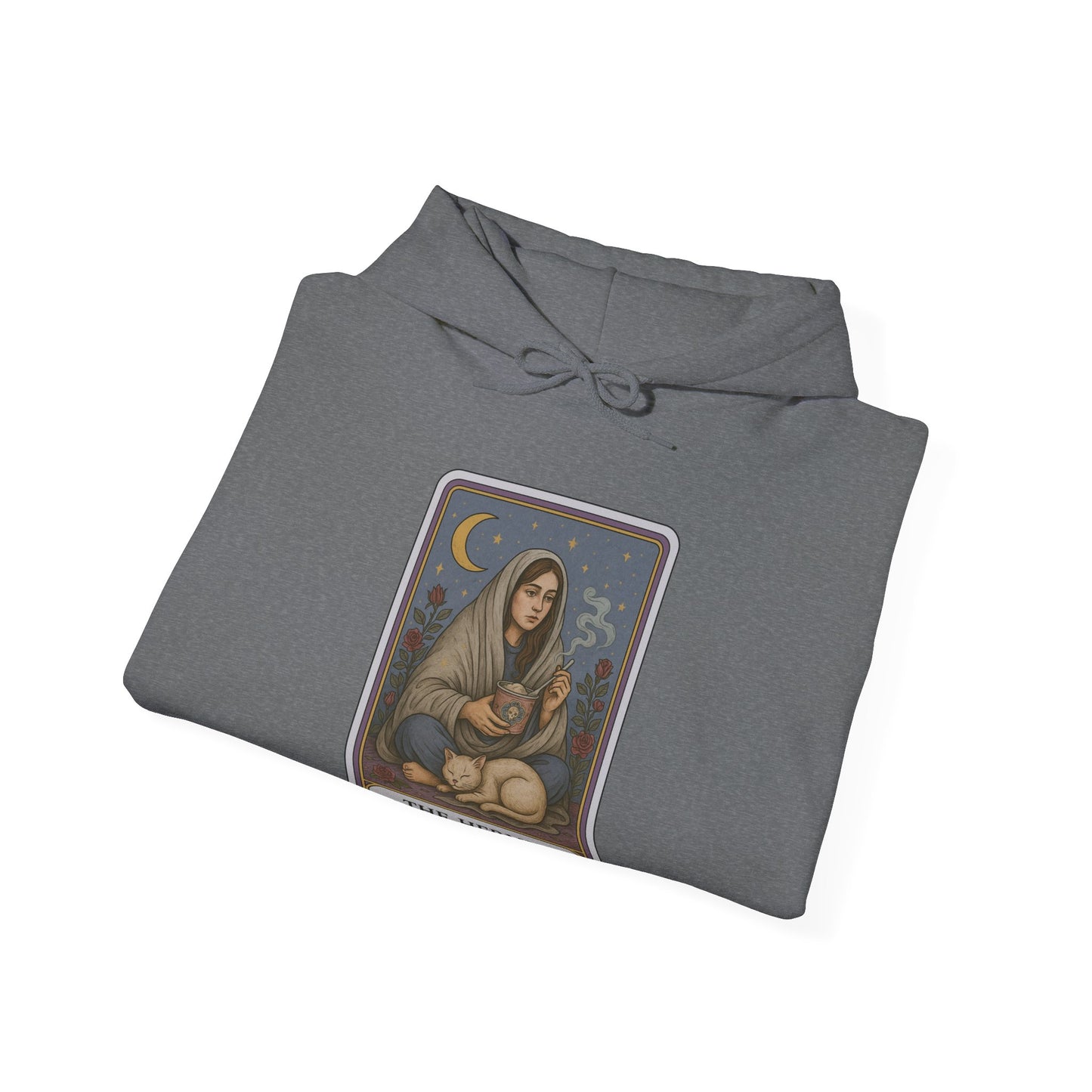 Mock Tarot Card "The Hermit" Hoodie