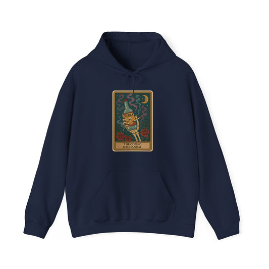 Mock Tarot Card "The Coping Mechanism" Hoodie