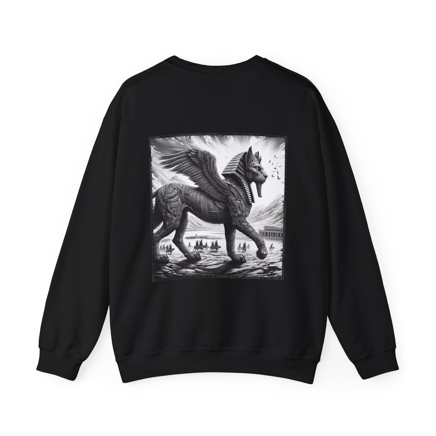 Egyptian Sphinx Graphic Sweatshirt