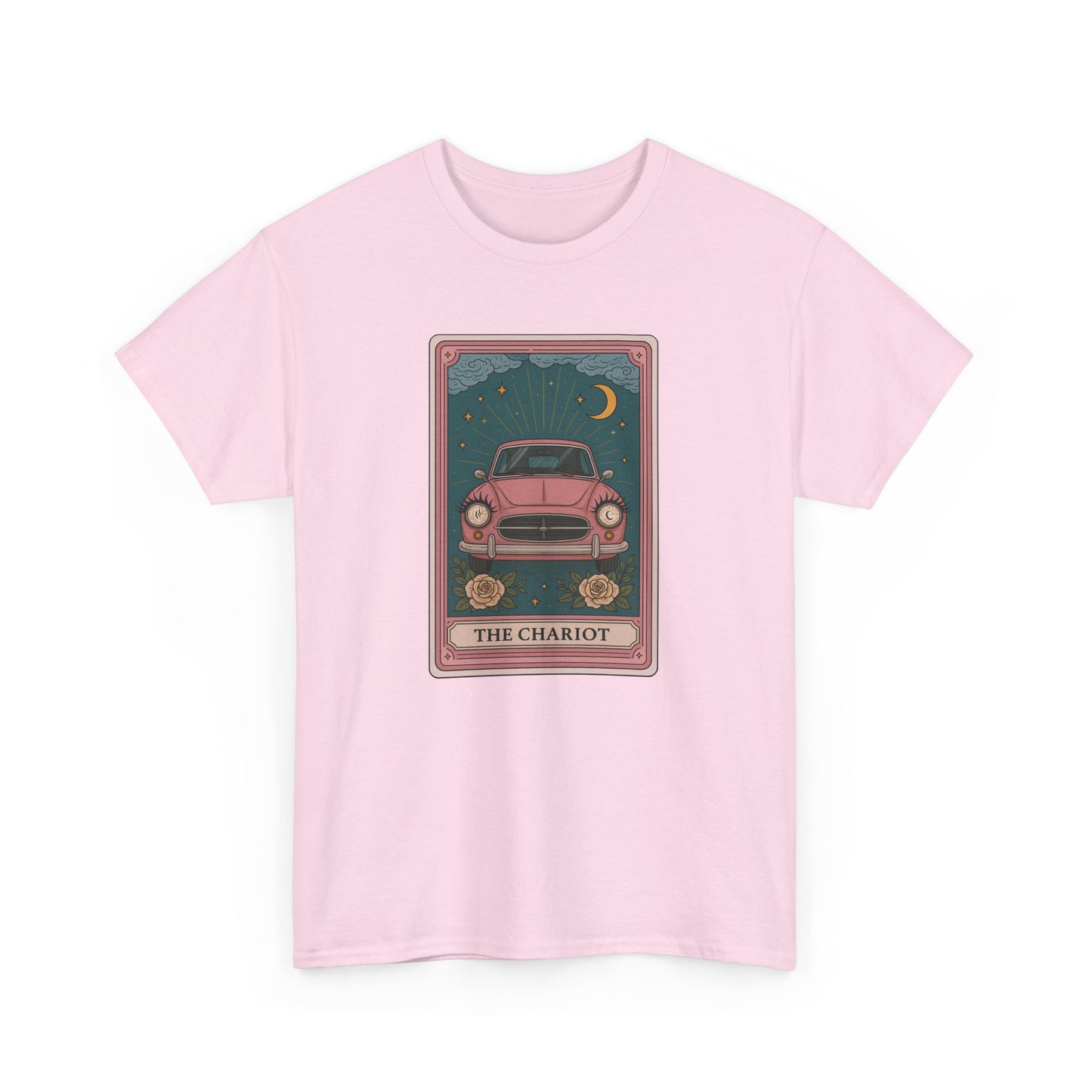 Mock Tarot Cards "The Chariot" Fiat 500 T-Shirt
