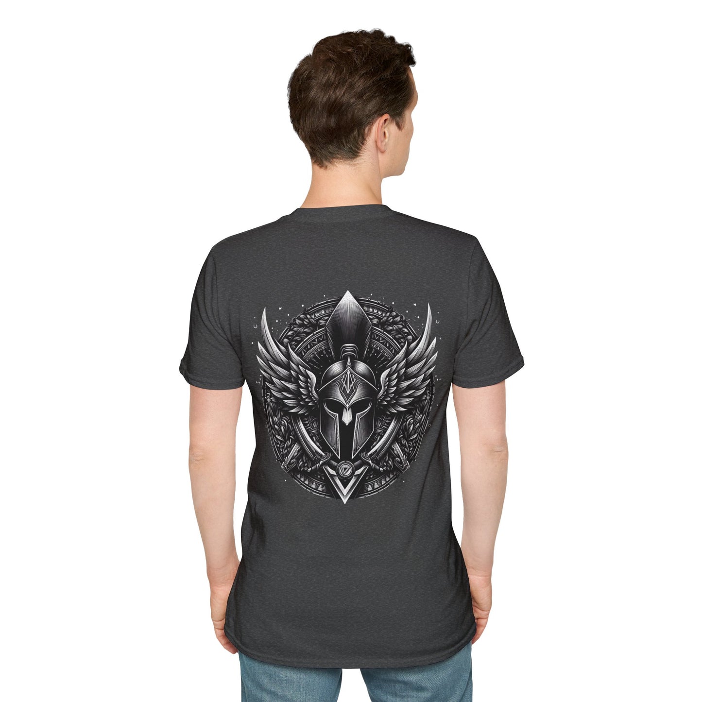 Greek Spartan Symbol Graphic T-Shirt
