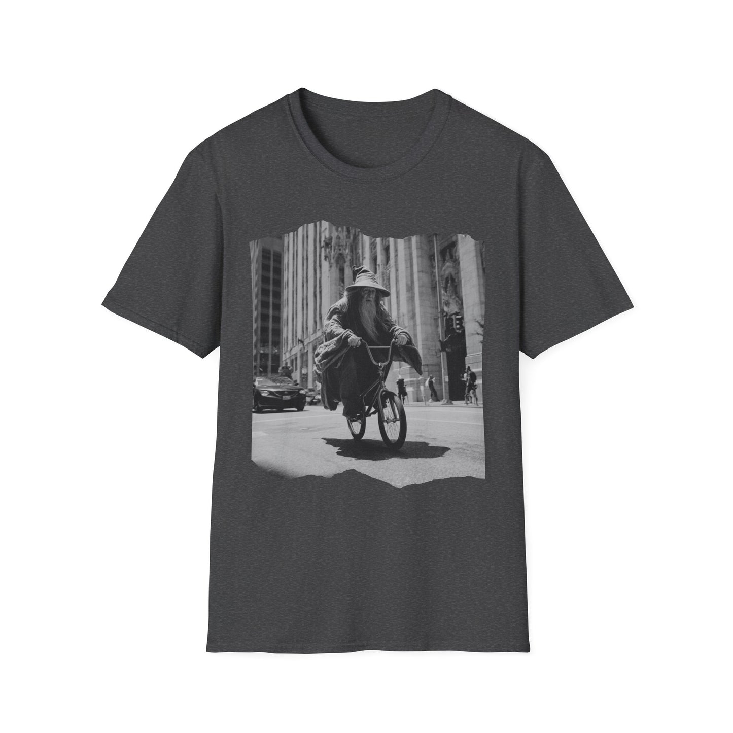 Gandalf on BMX Unisex T-Shirt