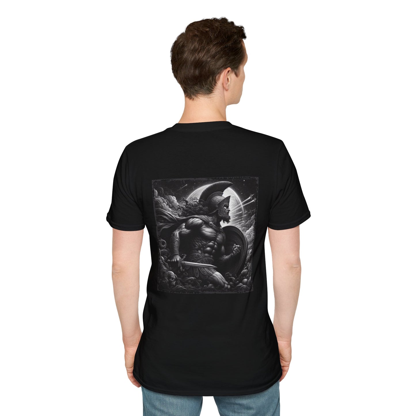 Greek Achilles Graphic T-Shirt