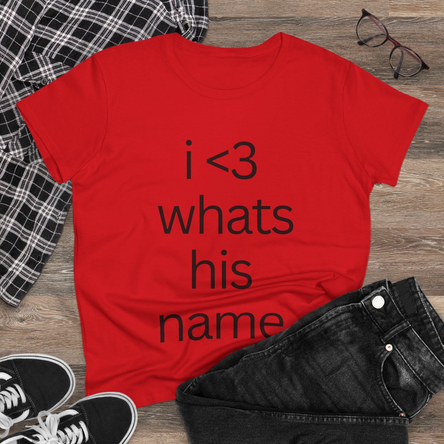 "I <3 What's His Name" Graphic Shirt
