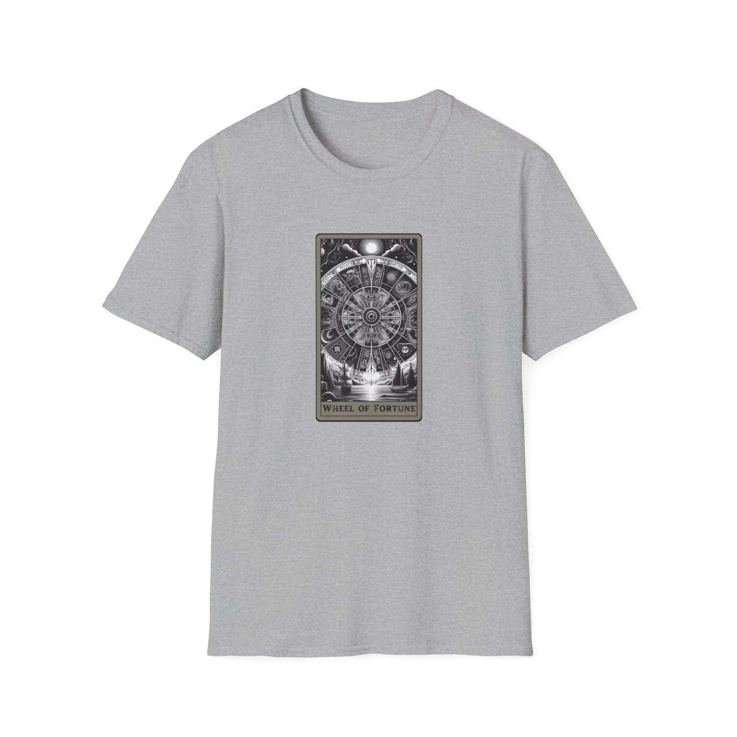 "Wheel of Fortune" Tarot Card Graphic T-Shirt