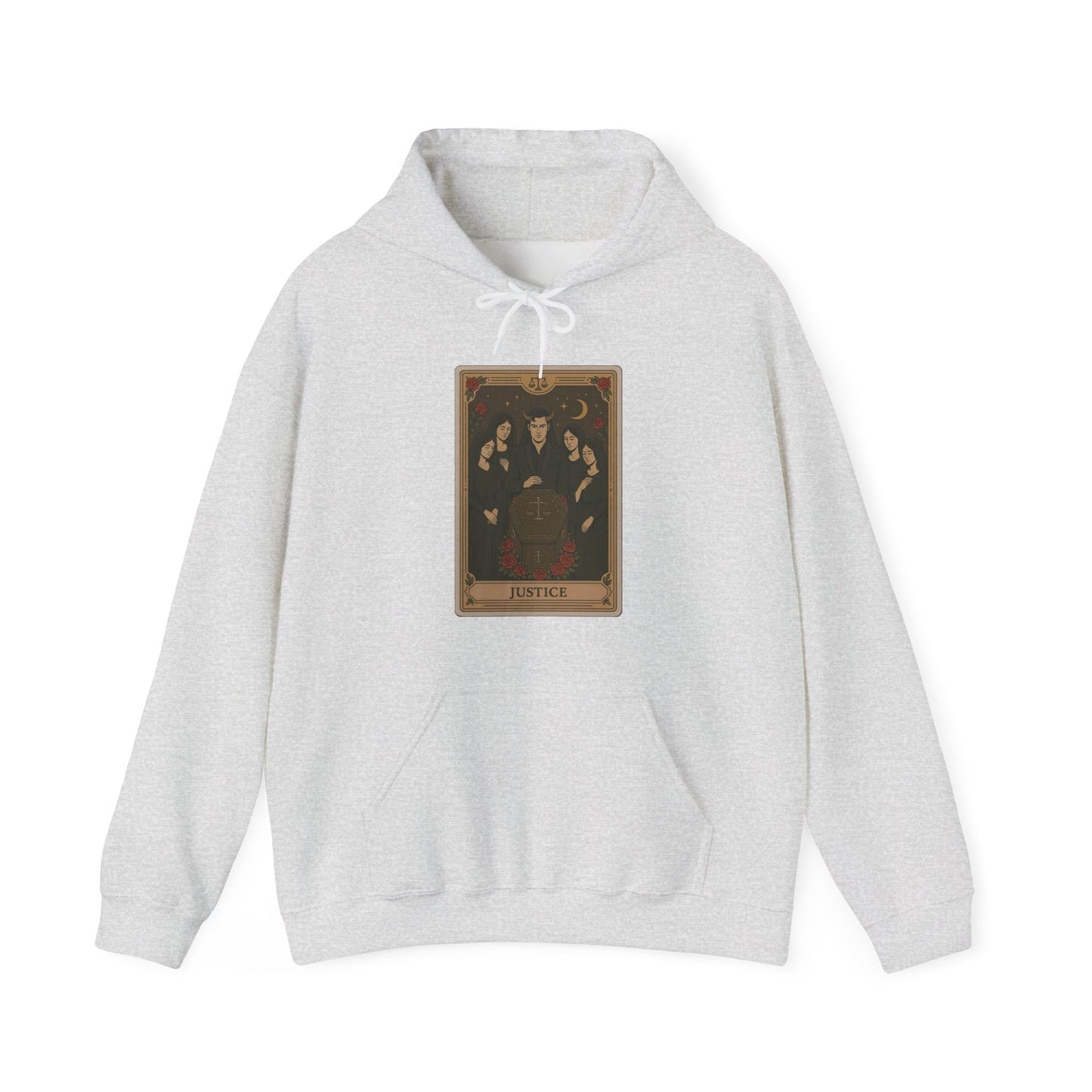 Mock Tarot Card "Justice" Hoodie