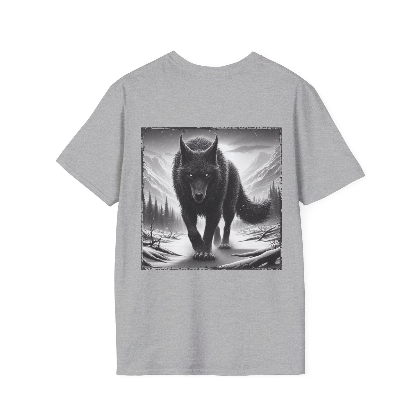 Nordic Fenrir Portrait T-Shirt