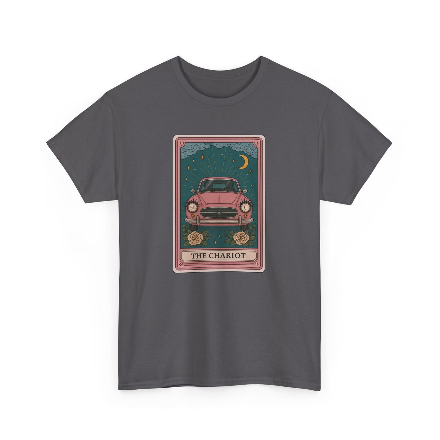 Mock Tarot Cards "The Chariot" Fiat 500 T-Shirt