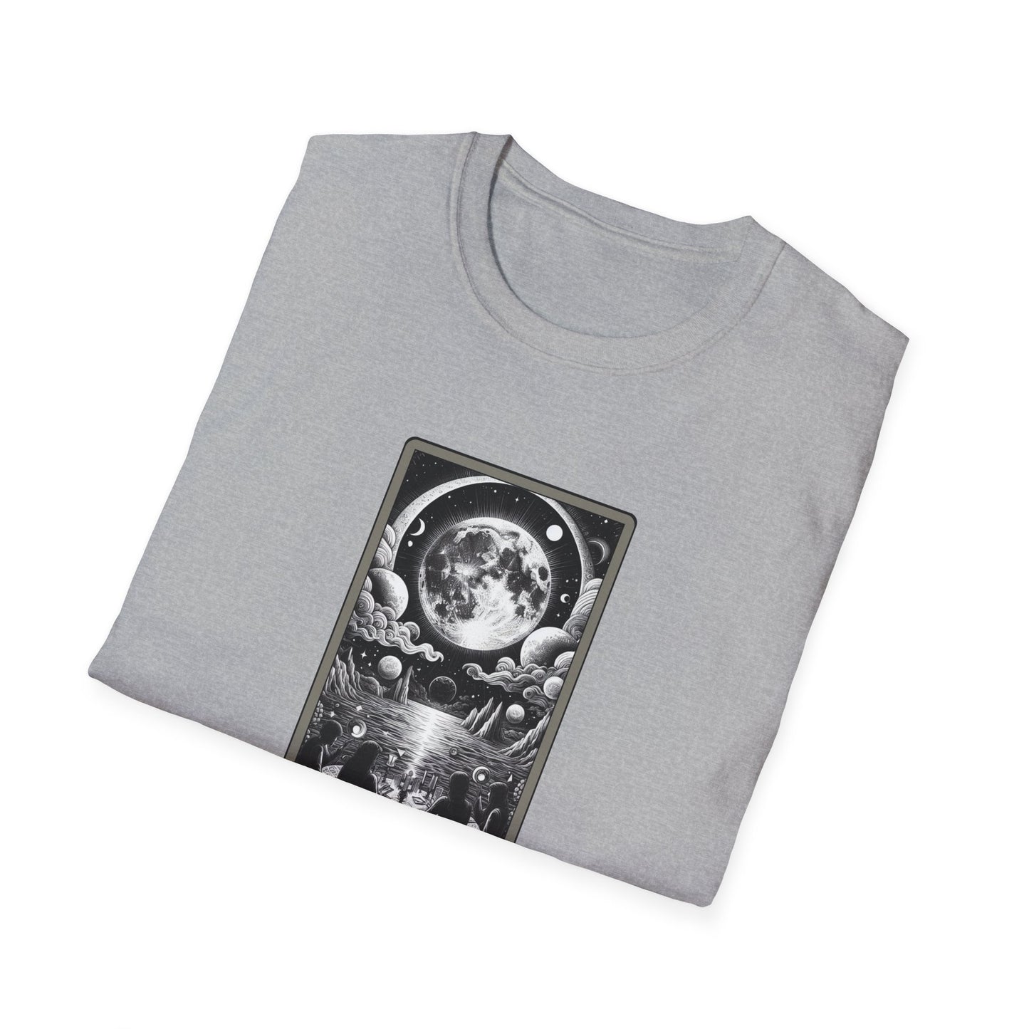 "The Moon" Tarot Card Graphic T-Shirt