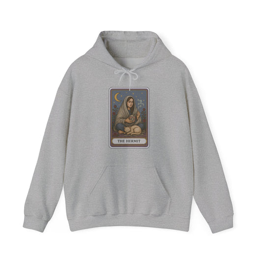 Mock Tarot Card "The Hermit" Hoodie