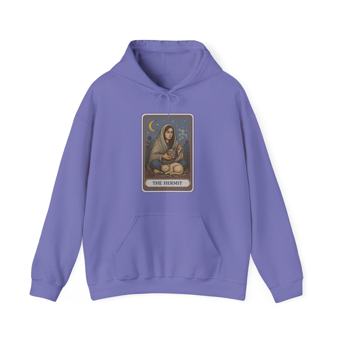 Mock Tarot Card "The Hermit" Hoodie
