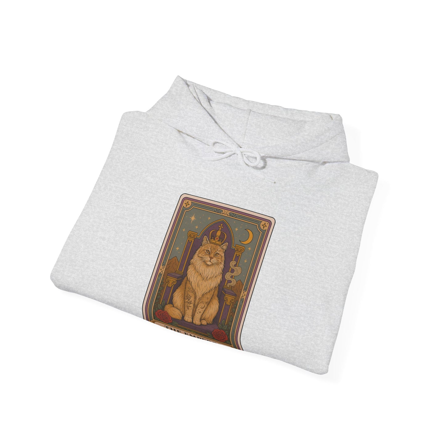 Mock Tarot Card "The Emperor" Cat Hoodie