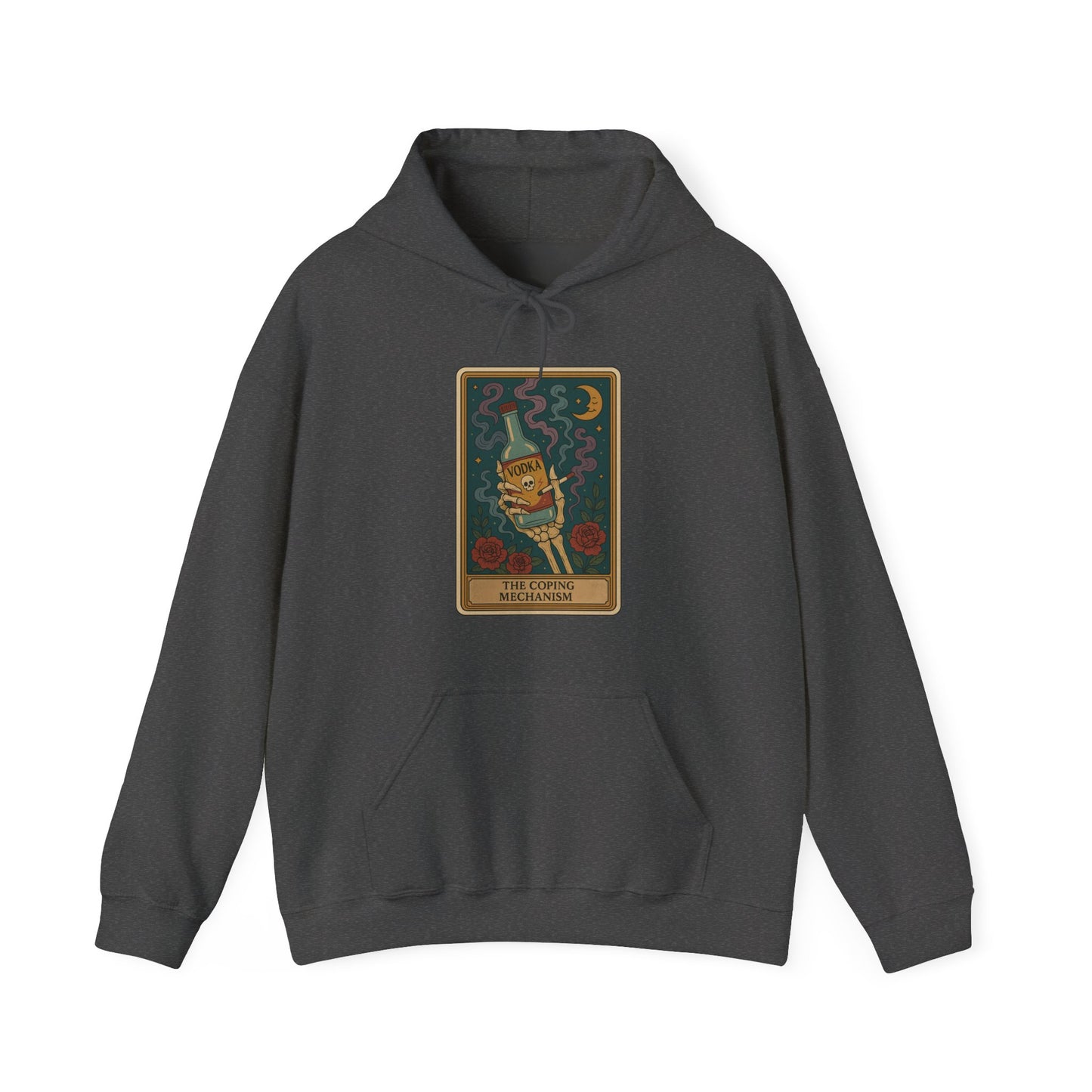 Mock Tarot Card "The Coping Mechanism" Hoodie