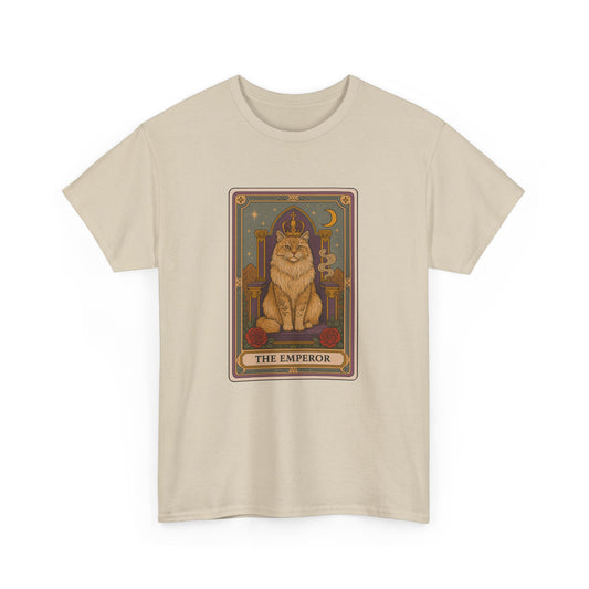 Mock Tarot Cards "The Emperor" Cat Unisex T-Shirt