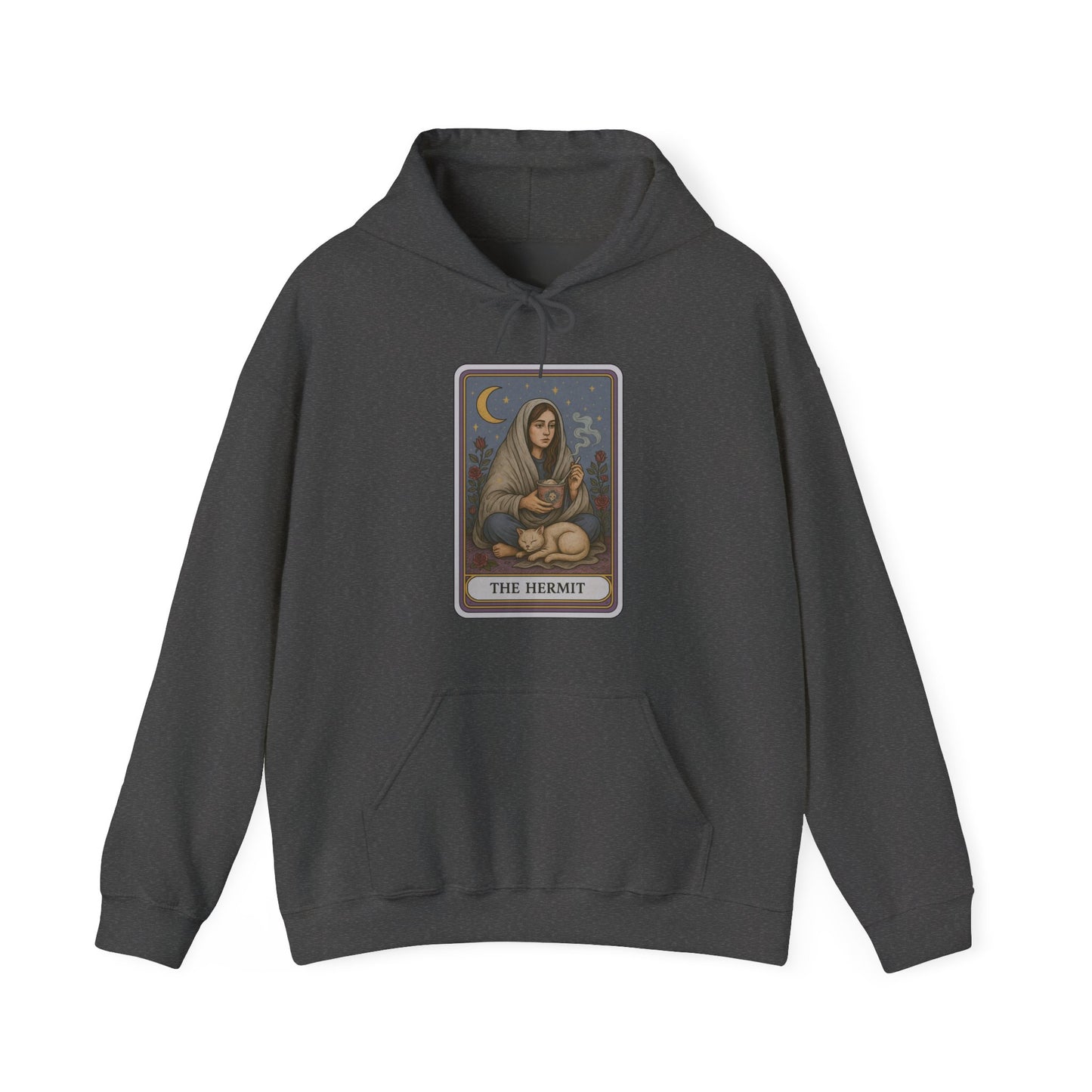 Mock Tarot Card "The Hermit" Hoodie